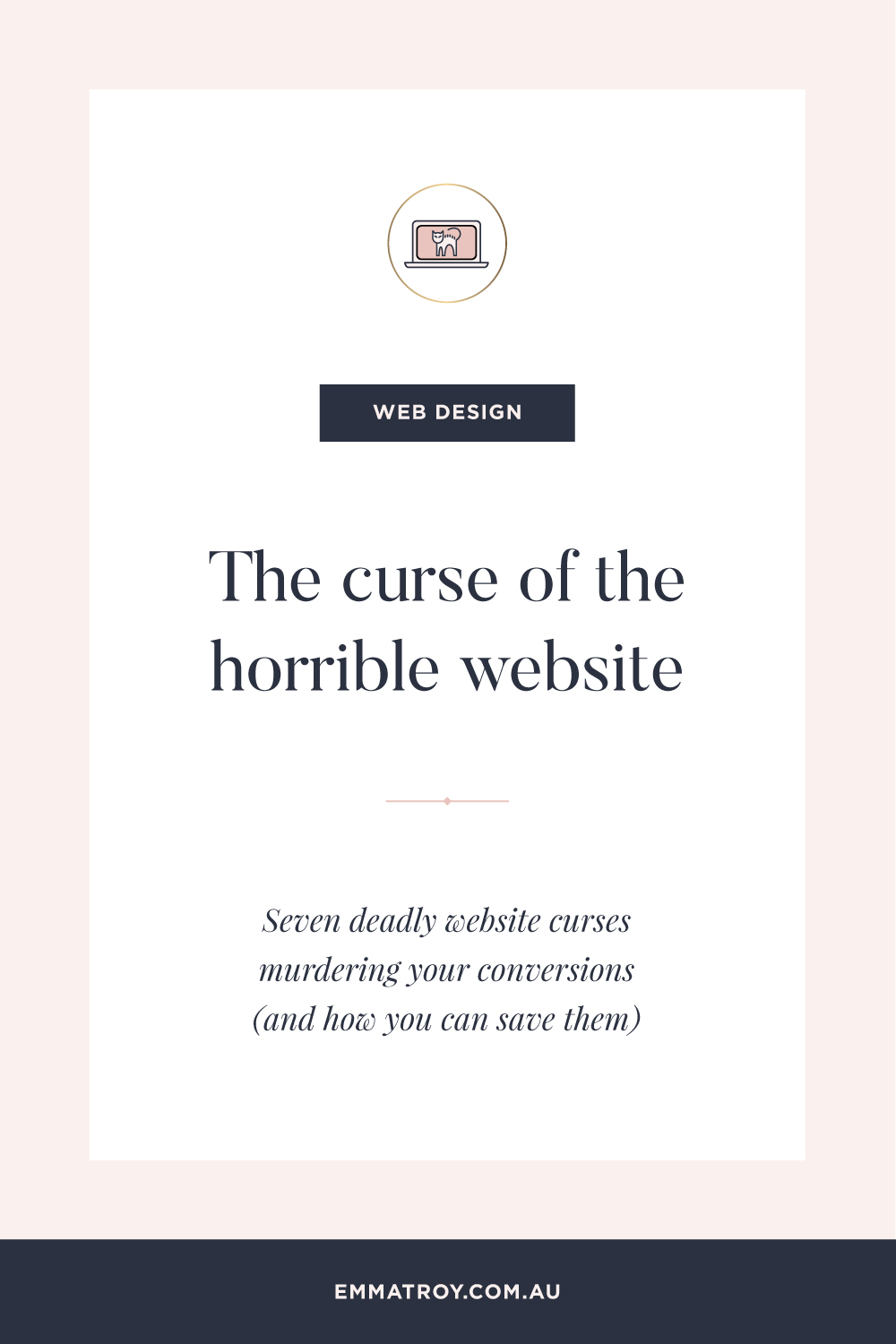 the curse of the horrible website