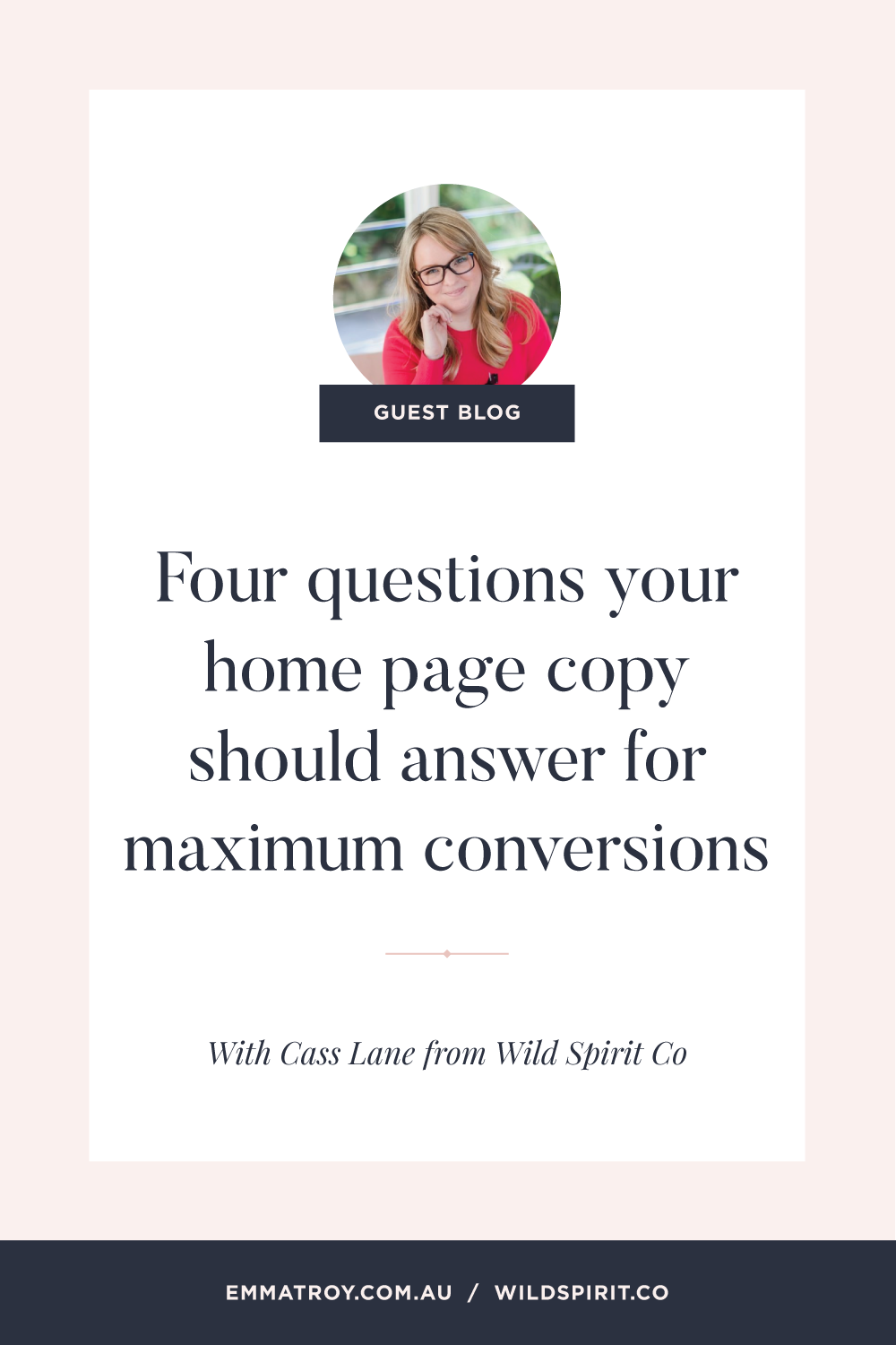 questions your home page copy should answer